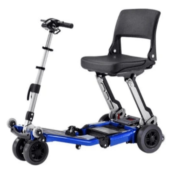 FreeRider Luggie Standard Folding Travel Scooter Mobility Scooters FreeRider Royal Blue