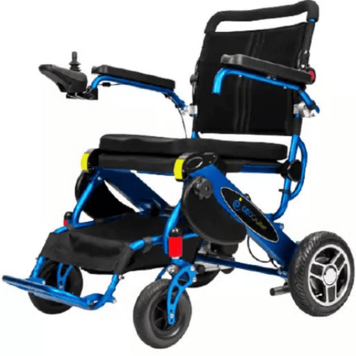 Geo Cruiser DX Lightweight Foldable Power Chair by Pathway Mobility Wheelchairs Pathway Mobility Blue