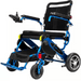 Geo Cruiser DX Lightweight Foldable Power Chair by Pathway Mobility Wheelchairs Pathway Mobility Blue