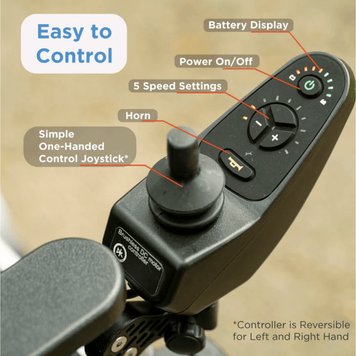 Zoomer Chair With Detachable Frame Foldable Power Mobility Device by Journey Health