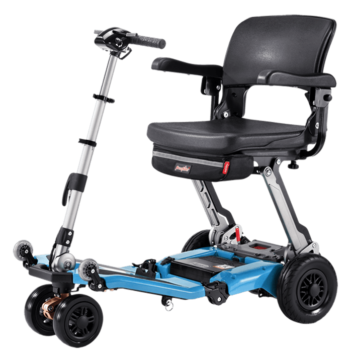 FreeRider Luggie Super Plus 3 Foldable Mobility Scooter Mobility Scooters FreeRider Ocean Blue  