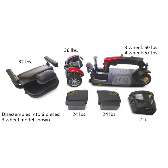 Golden Tech Buzzaround LX 4-Wheel Mobility Scooter GB149 Mobility Scooters Golden Technologies