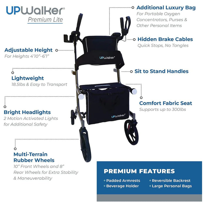 Upwalker Premium Lite V2 Upright Walker - Only 18.5 lbs — RestoreMobility