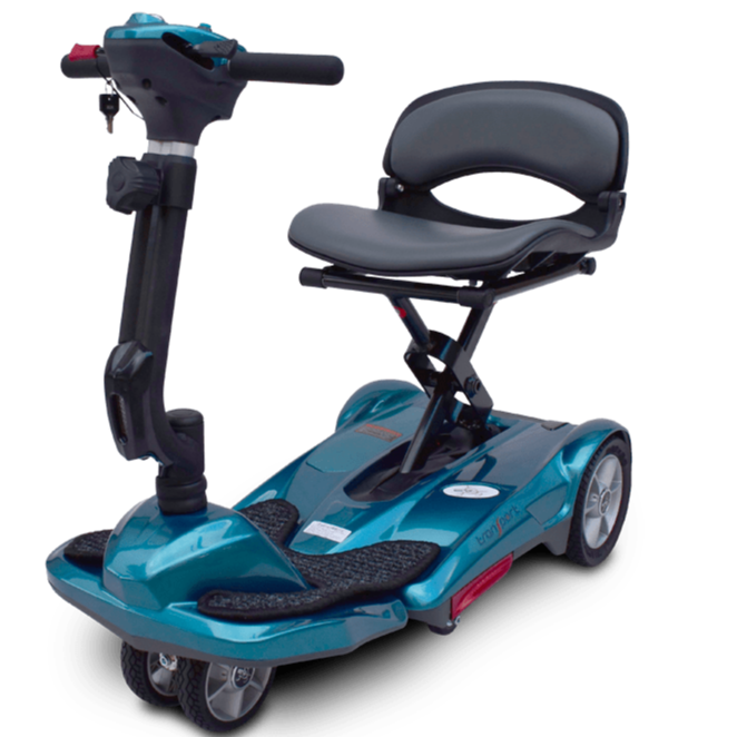 EV Rider Transport M Easy Move Folding Mobility Scooter Mobility Scooters EV Rider Blue  