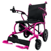 Open Box Helium 26 lbs Carbon Fiber Foldable Power Wheelchair Wheelchairs Discover My Mobility Pink