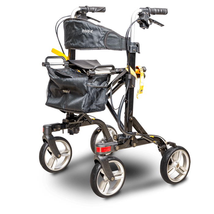 EV Rider Move-X Folding Rollator Walkers EV Rider Black  