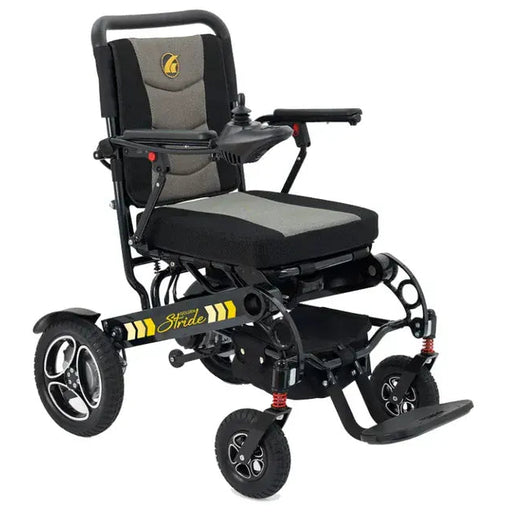 Golden Stride Lightweight Folding Power Wheelchair GP301 Wheelchairs Golden Technologies Black