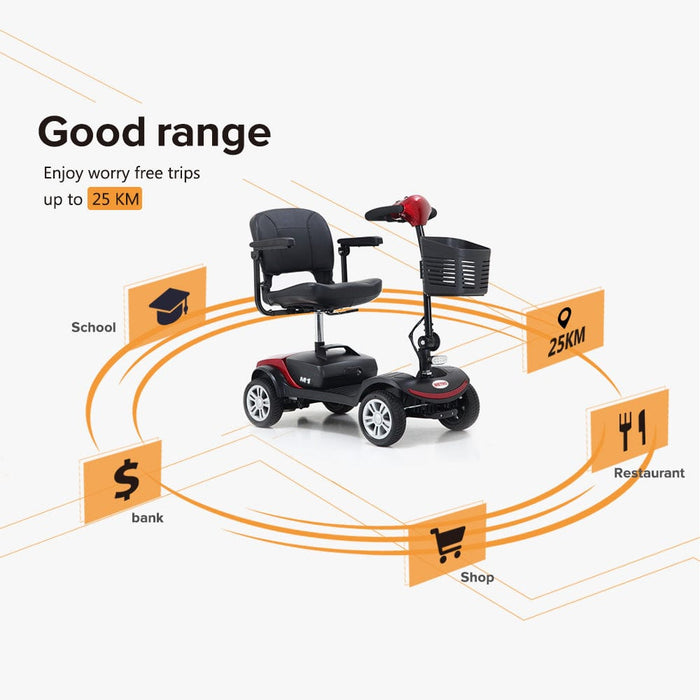 Metro Mobility M1 Portal 4-Wheel Mobility Scooter Mobility Scooters Metro Mobility   