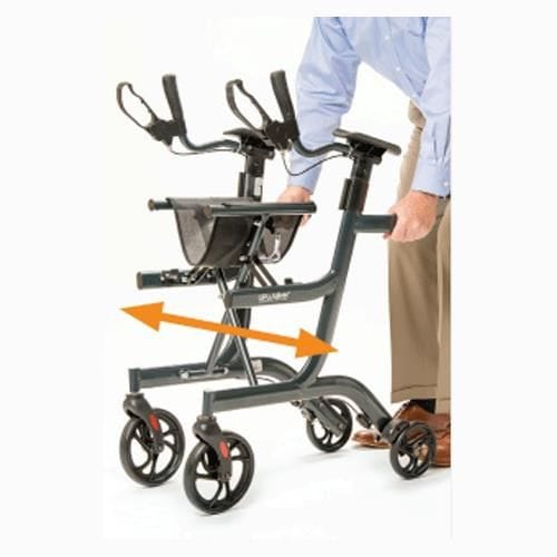 UpWalker Lite Upright Walker Rollator With Seat And Brakes Walkers UpWalker   