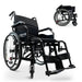 ComfyGo X-1 Manual Folding Lightweight Travel Wheelchair Wheelchairs ComfyGo   