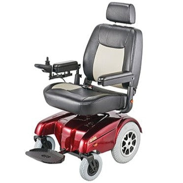 Merits Health Gemini Heavy Duty Electric Power Wheelchair P301 Wheelchairs Merits Health Red Standard 