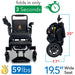 ComfyGo Majestic IQ-7000 Remote Controlled Electric Wheelchair With Optional Auto Fold Wheelchairs ComfyGo   