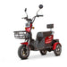 EWheels EW-12 Deluxe Heavy Duty 3-Wheel Electric Mobility Scooter Mobility Scooters EWheels Red  