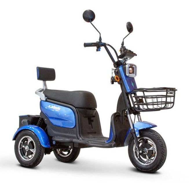 EWheels EW-12 Deluxe Heavy Duty 3-Wheel Electric Mobility Scooter Mobility Scooters EWheels Blue  