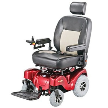 Merits Health Atlantis Heavy Duty Bariatric Power Electric Wheelchair P710 Wheelchairs Merits Health Red  