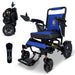 ComfyGo Majestic IQ-7000 Remote Controlled Electric Wheelchair With Optional Auto Fold Wheelchairs ComfyGo Black Blue 