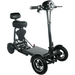 ComfyGo MS 3000 Foldable Electric Mobility Scooter Mobility Scooters ComfyGo Black Regular Minimalist Seat 