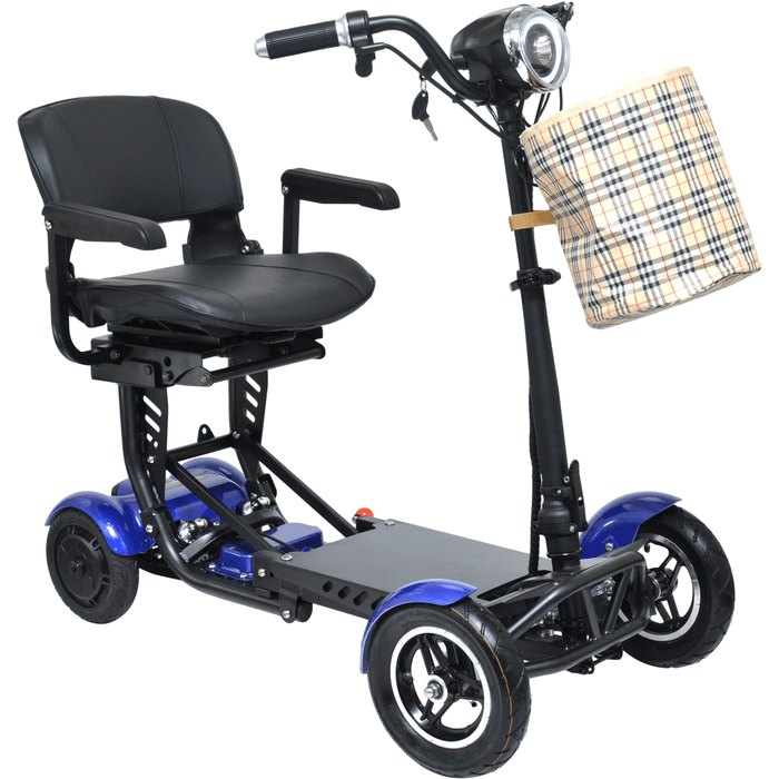 ComfyGo MS 3000 Plus Foldable Mobility Scooter Mobility Scooters ComfyGo Blue  