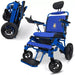ComfyGo Majestic IQ-8000 Remote Controlled Folding Lightweight Electric Wheelchair Wheelchairs ComfyGo Blue Blue 