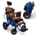 ComfyGo Majestic IQ-8000 Remote Controlled Folding Lightweight Electric Wheelchair Wheelchairs ComfyGo Blue Taba 