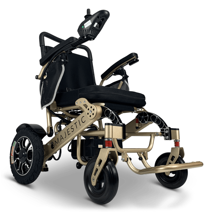 ComfyGo Majestic IQ-7000 Remote Controlled Electric Wheelchair With Optional Auto Fold Wheelchairs ComfyGo Bronze Standard 