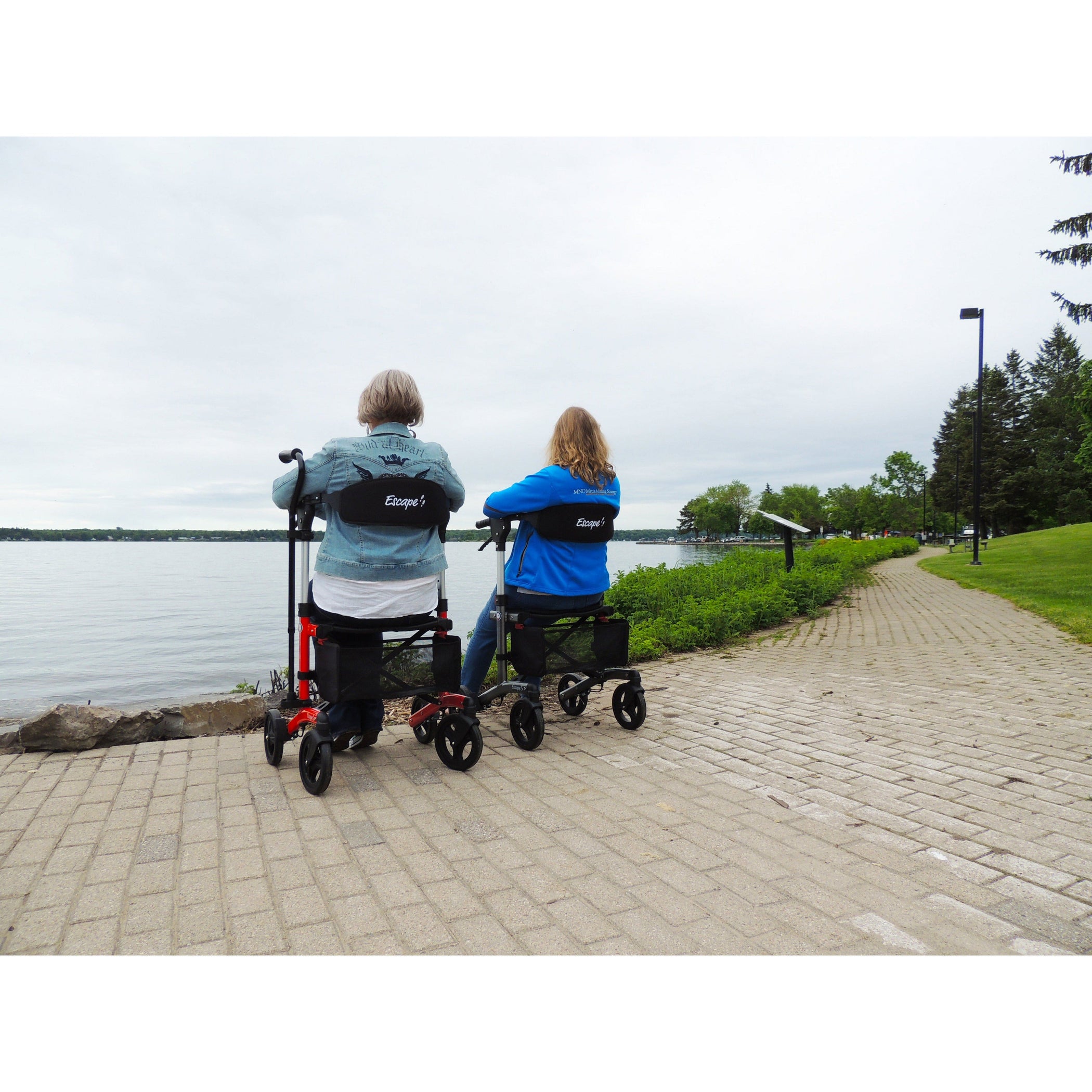 Triumph Mobility Escape Folding Rollator Walker - Only 15.4 lbs ...