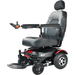 Merits Health Regal Rear-Wheel-Drive Electric Wheelchair P310 Wheelchairs Merits Health Red  