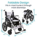 Vive Health Compact Power Wheelchair MOB1029S Wheelchairs Vive Health   