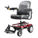 Merits EZ GO Electric Power Wheelchair P321 Wheelchairs Merits Health Red  