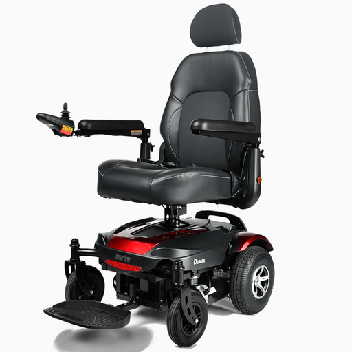 Merits Health Dualer Compact FWD/RWD Electric Power Wheelchair P312 Wheelchairs Merits Health Red  