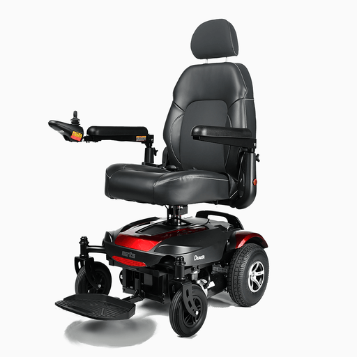 Merits Health Dualer Compact FWD/RWD Electric Power Wheelchair P312 Wheelchairs Merits Health Red  
