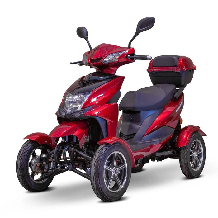 EWheels EW-14 Recreational 4-Wheel Mobility Scooter Mobility Scooters EWheels Red  