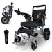 ComfyGo Majestic IQ-7000 Remote Controlled Electric Wheelchair With Optional Auto Fold Wheelchairs ComfyGo Silver Black (+$100) 