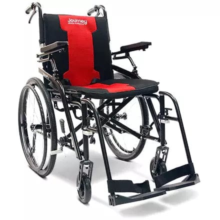So Lite Super Lightweight Folding Wheelchair by Journey Health Wheelchairs Journey Red  