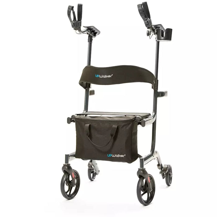 UpWalker Lite Upright Walker Rollator With Seat And Brakes Walkers UpWalker   