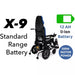 ComfyGo X-9 Remote Controlled Electric Wheelchair With Automatic Recline Wheelchairs ComfyGo   