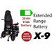 ComfyGo X-9 Remote Controlled Electric Wheelchair With Automatic Recline Wheelchairs ComfyGo   