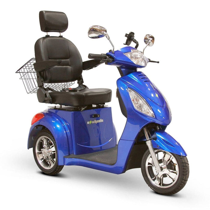 EWheels EW 36 Recreational 3-Wheel Mobility Scooter Mobility Scooters EWheels Blue  