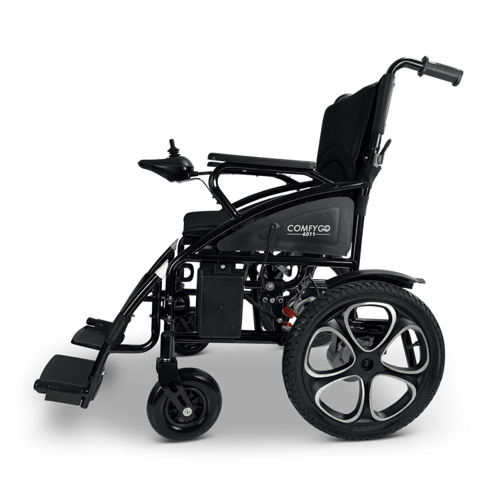 ComfyGo 6011 Folding Electric Travel Wheelchair Wheelchairs ComfyGo   