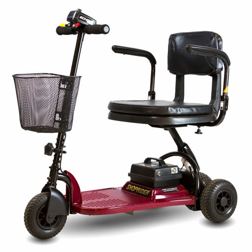 Shoprider Echo 3 Light Weight 3-Wheel Scooter SL73 Mobility Scooters Shoprider Red  