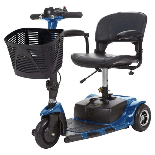 Vive Health 3 Wheel Mobility Scooter Mobility Scooters Vive Health Blue  