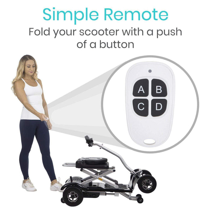 Vive Health Auto Folding Mobility Scooter MOB1030SLB Mobility Scooters Vive Health   