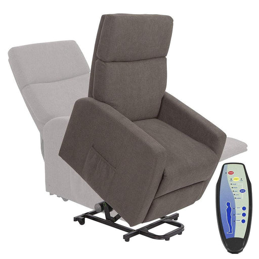 Vive Health Large Massage Electric Power Lift Chair LVA2017BRN Electric Massaging Chairs Vive Health   