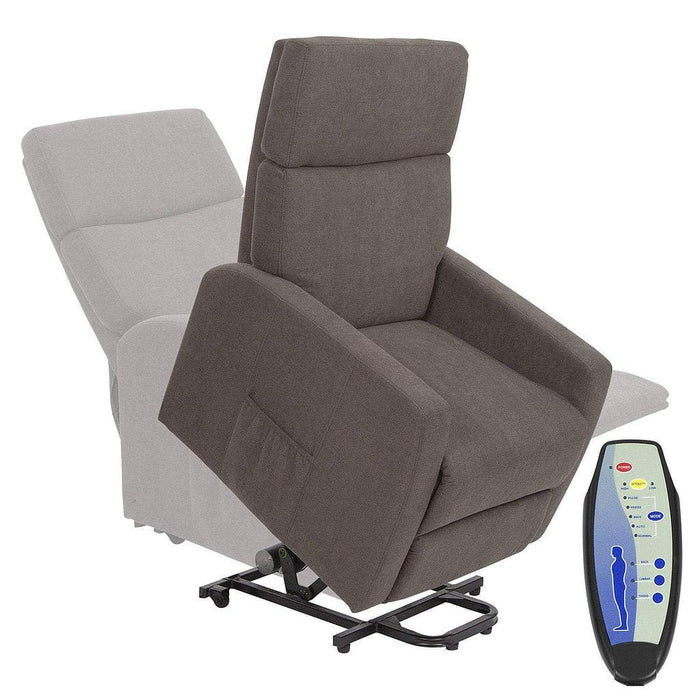 Vive Health Large Massage Electric Power Lift Chair LVA2017BRN Electric Massaging Chairs Vive Health   