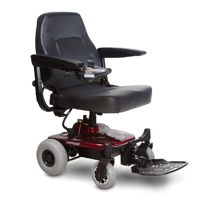 Shoprider Jimmie Portable Lightweight Electric Power Wheelchair UL8WPBS Wheelchairs Shoprider Red  