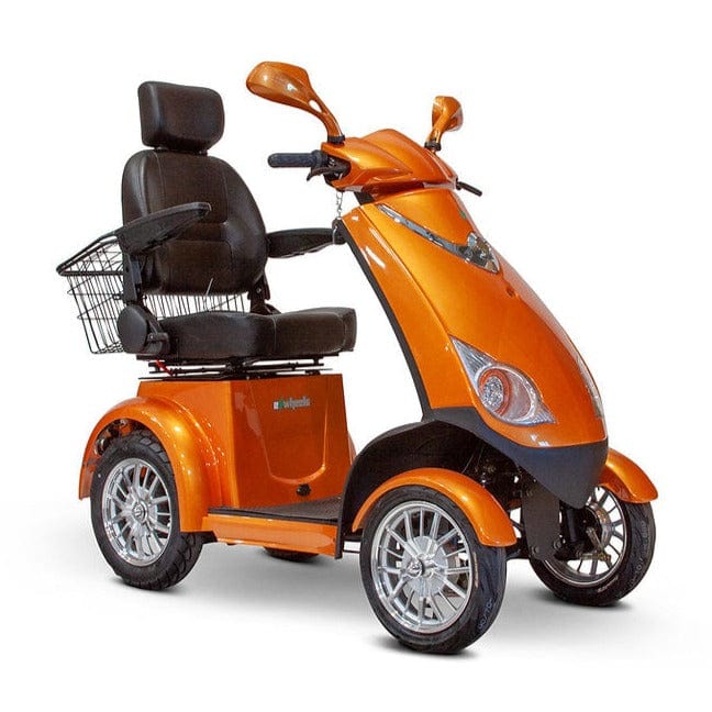 EWheels EW-72 Mobility Scooter Heavy Duty 4-Wheel Mobility Scooters EWheels Orange  