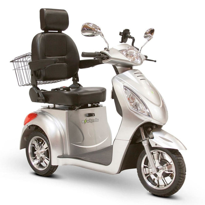 EWheels EW 36 Recreational 3-Wheel Mobility Scooter Mobility Scooters EWheels Silver  