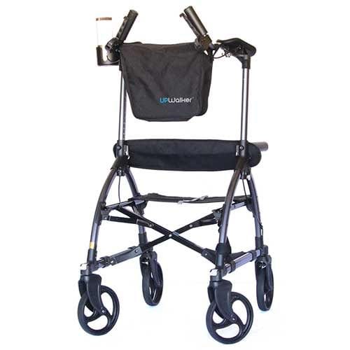 UpWalker Standard Upright Walker Rollator With Seat And Brakes H200 Walkers UpWalker   