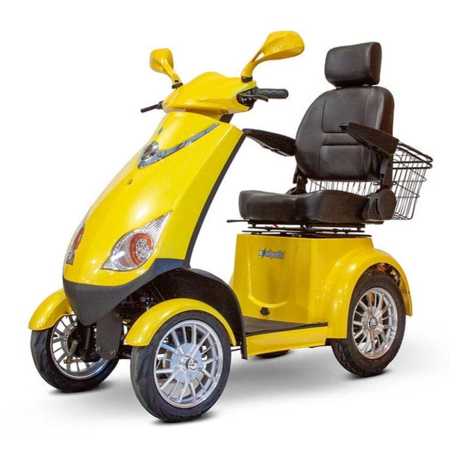 EWheels EW-72 Mobility Scooter Heavy Duty 4-Wheel Mobility Scooters EWheels Yellow  