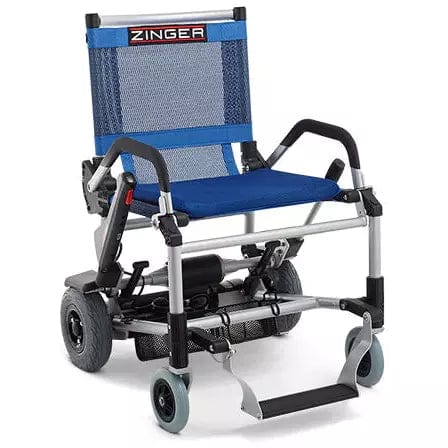 Zinger Chair Foldable Power Mobility Device by Journey Health Wheelchairs Journey Blue  